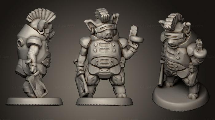 Toys (Pig Earth Champion, TOYS_0291) 3D models for cnc